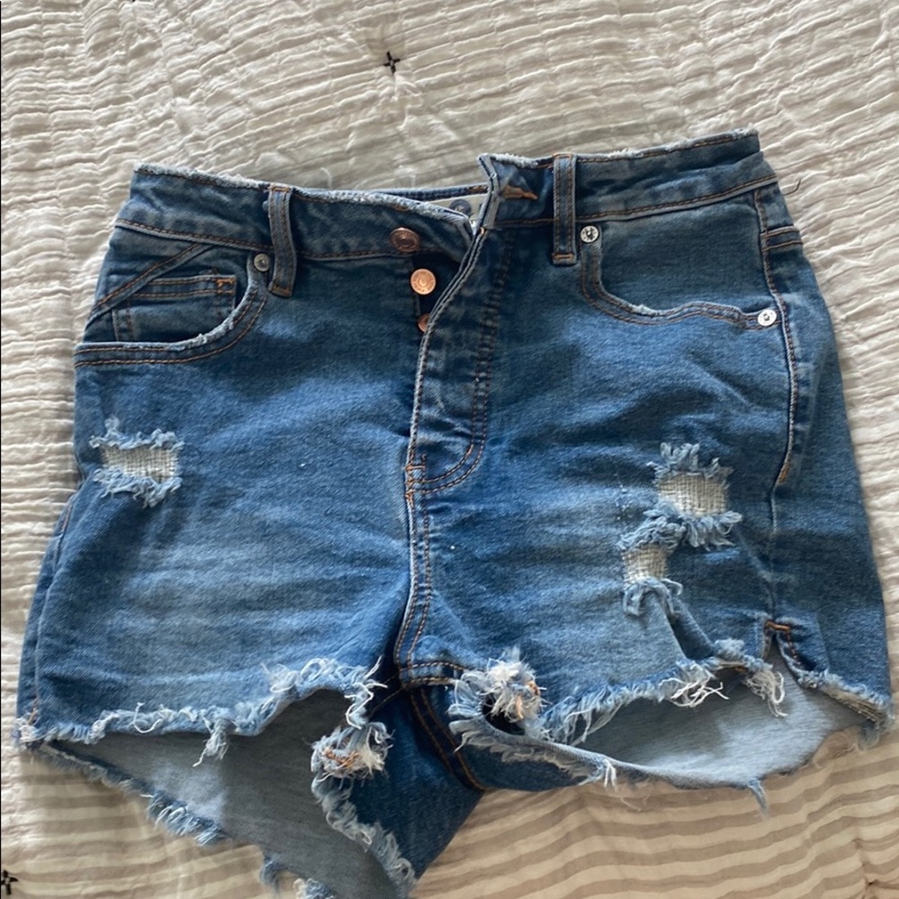 Free people size 26 crvy denim shorts